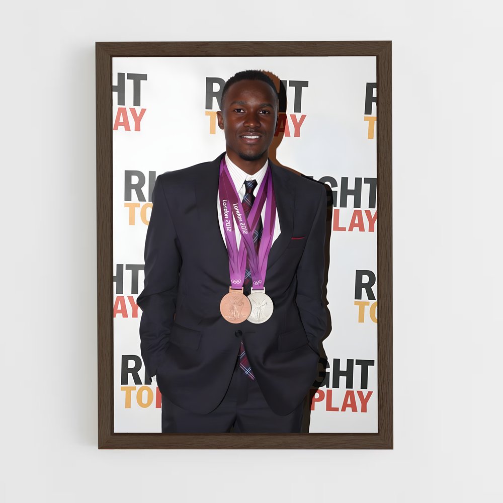 Poster L'Homme en Médailles – affiche Athlétisme (vue 5)